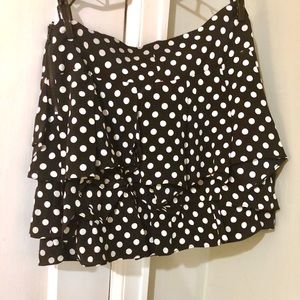 Alice and Olivia polka dotted mini skirt